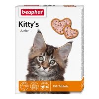 Beaphar Kitty's Junior Витаминизированное лакомство для котят, 150 таблеток 