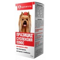 ПРАЗИЦИД-СУСПЕНЗИЯ ПЛЮС Суспензия для взрослых собак, 10 мл, 10 мл 