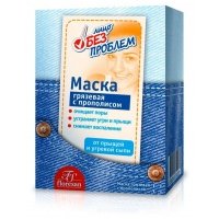 Маска для лица грязевая Floresan с прополисом от прыщей и угревой сыпи, 15 мл 