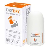 Dry Dry Средство против потоотделения для тела Sensitive 50мл