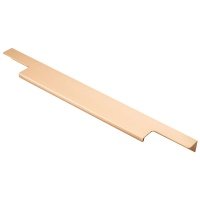 Ручка мебельная алюминиевая LIND 320/396 брашированное золото