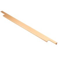 Ручка мебельная алюминиевая LIND 256/596 брашированное золото