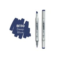 Маркер двухсторонний на спиртовой основе Sketchmarker Цвет Глубокий синий 