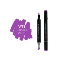 Маркер двухсторонний на спиртовой основе Sketchmarker Brush Цвет Идеальная слива 