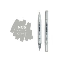Маркер двухсторонний на спиртовой основе Sketchmarker Цвет Нейтральный серый 5 