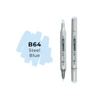 Маркер двухсторонний на спиртовой основе Sketchmarker Цвет Синяя сталь