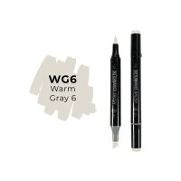 Маркер двухсторонний на спиртовой основе Sketchmarker Brush Цвет Теплый серый 6