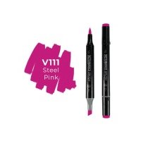 Маркер двухсторонний на спиртовой основе Sketchmarker Brush Цвет Розовая сталь