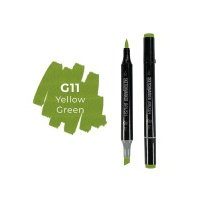Маркер двухсторонний на спиртовой основе Sketchmarker Brush Цвет Желто зеленый