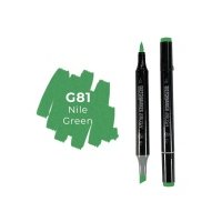 Маркер двухсторонний на спиртовой основе Sketchmarker Brush Цвет Зеленый Нил