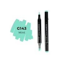 Маркер двухсторонний на спиртовой основе Sketchmarker Brush Цвет Мята