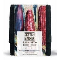 Набор маркеров Sketchmarker Basic set 6 12 шт 