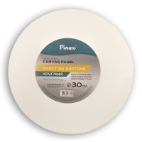 Холст на картоне Pinax D-30 см 280 г 100% хлопок, круглый 