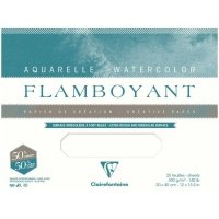 Альбом-склейка для акварели Clairefontaine "Flamboyant" Torchon 31х41 см 20 л 300 г, 