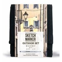 Набор маркеров Sketchmarker Outdoor 12 шт 