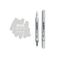 Маркер двухсторонний на спиртовой основе Sketchmarker Цвет Нейтральный серый 6 