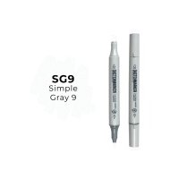 Маркер двухсторонний на спиртовой основе Sketchmarker Цвет Простой серый 9 