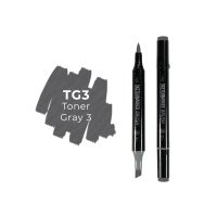 Маркер двухсторонний на спиртовой основе Sketchmarker Brush Цвет Тонированный серый 3 