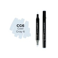 Маркер двухсторонний на спиртовой основе Sketchmarker Brush Цвет Прохладный серый 6