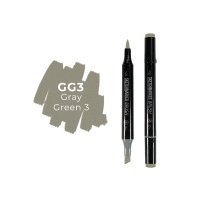 Маркер двухсторонний на спиртовой основе Sketchmarker Brush Цвет Серо зеленый 3