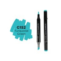 Маркер двухсторонний на спиртовой основе Sketchmarker Brush Цвет Бирюзово-зеленый