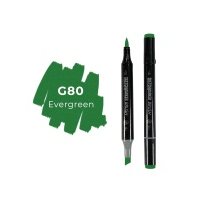 Маркер двухсторонний на спиртовой основе Sketchmarker Brush Цвет Вечнозеленый
