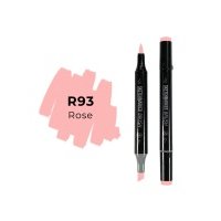 Маркер двухсторонний на спиртовой основе Sketchmarker Brush Цвет Роза