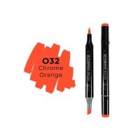 Маркер двухсторонний на спиртовой основе Sketchmarker Brush Цвет Оранжево желтый
