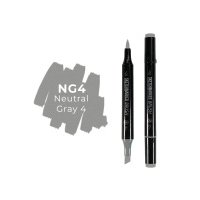 Маркер двухсторонний на спиртовой основе Sketchmarker Brush Цвет Нейтральный серый 4