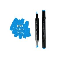 Маркер двухсторонний на спиртовой основе Sketchmarker Brush Цвет Голубой кобальт