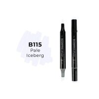 Маркер двухсторонний на спиртовой основе Sketchmarker Brush Цвет Бледный айсберг 