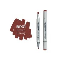 Маркер двухсторонний на спиртовой основе Sketchmarker Цвет Коричневая хна 