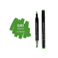 Маркер двухсторонний на спиртовой основе Sketchmarker Brush Цвет Зеленая пальма 