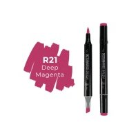 Маркер двухсторонний на спиртовой основе Sketchmarker Brush Цвет Глубокий пурпурный 