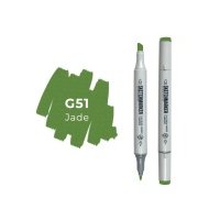 Маркер двухсторонний на спиртовой основе Sketchmarker Цвет Нефрит 
