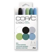 Набор маркеров Copic "Ciao" Море 6 цветов 