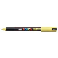 Маркер UNI "POSCA" PC-1MR, 0,7 мм, наконечник игольчатый, цвет желтый 