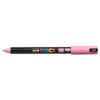 Маркер UNI "POSCA" PC-1MR, 0,7 мм, наконечник игольчатый, цвет розовый 