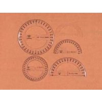 Транспортир Domingo Ferrer 10 см 180 градусов 
