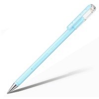 Ручка гелевая Pentel "Hybrid Milky" 0,8 мм, стержень пастельный голубой