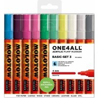 Набор маркеров Molotow "ONE4ALL 227HS Basic-Set 3" 2 мм, 10 шт 