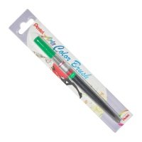 Кисть с краской Pentel "Colour Brush" Зеленый