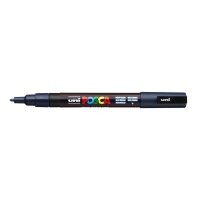 Маркер UNI "POSCA" PC-3M, 0,9-1,3 мм, наконечник пулевидный, №9 цвет темно-синий
