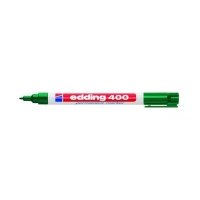 Маркер перманентный Edding "400" 1 мм с круглым наконечником, зеленый