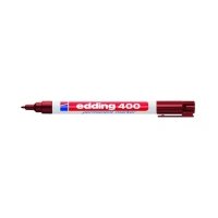 Маркер перманентный Edding "400" 1 мм с круглым наконечником, коричневый