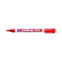 Маркер перманентный Edding "400" 1 мм с круглым наконечником, красный