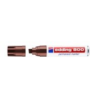 Маркер перманентный Edding "800" 4-12 мм с квадратным наконечником, коричневый