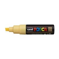 Маркер UNI "POSCA" PC-8K, до 8,0 мм, наконечник скошенный, цвет флуоресцентно-лососевый