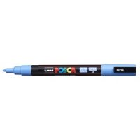 Маркер UNI "POSCA" PC-3M, 0,9-1,3 мм, наконечник пулевидный, №48 цвет голубое небо