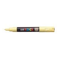 Маркер UNI "POSCA" PC-1M, 0,7 мм, наконечник пулевидный, цвет соломенно-желтый